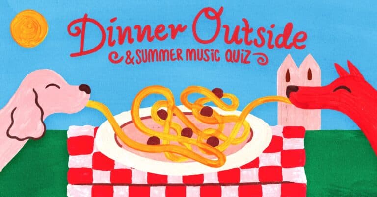Dinner Outside & Summer Music Quiz