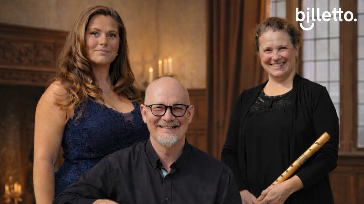 Koncert med sopranen Anna Maria Wierød og Duo al Dente (Kirsten Lund Jensen, blokfløjte, og Per Weile Bak, lut)