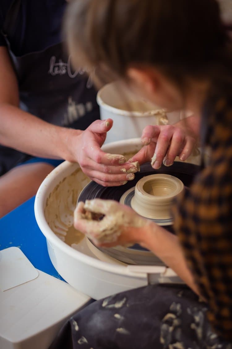 Pottery Wheel Throwing - 2 Lessons Beginner Class