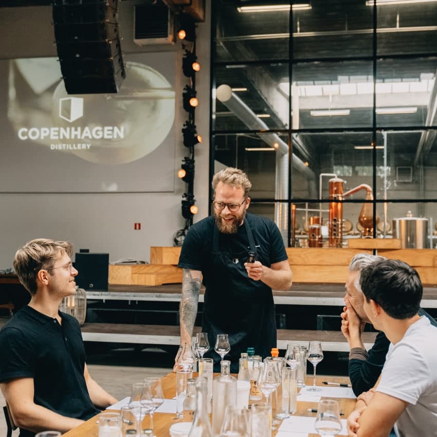 Gin tasting at Copenhagen Distillery