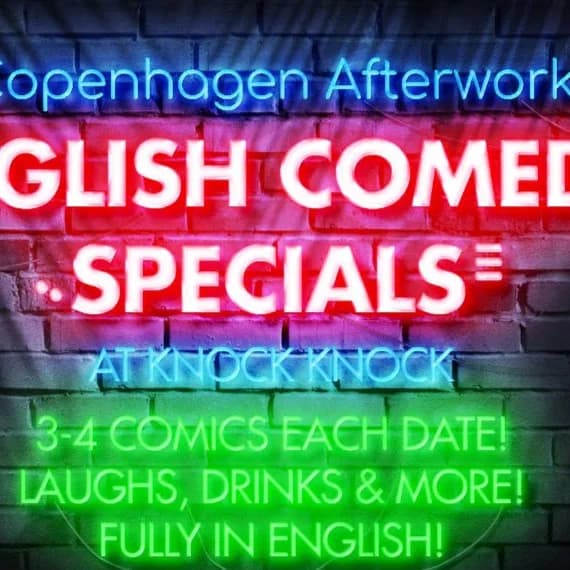 Fri, Nov 6, Copenhagen English Comedy Night - Afterwork Special!
