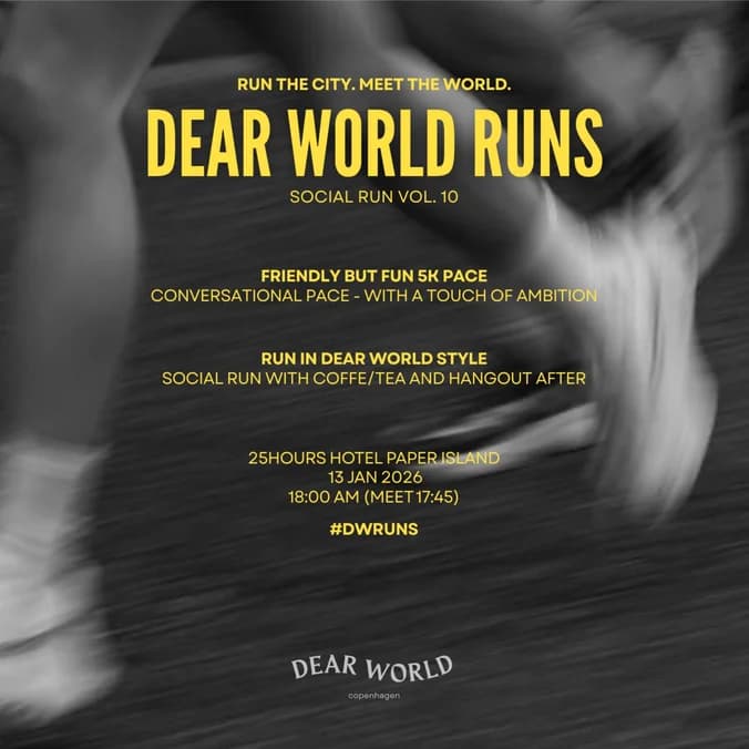 DEAR WORLD RUNS: Social Run - run the city. meet the world.