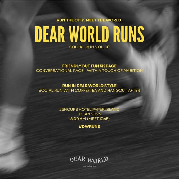 DEAR WORLD RUNS: Social Run - run the city. meet the world.