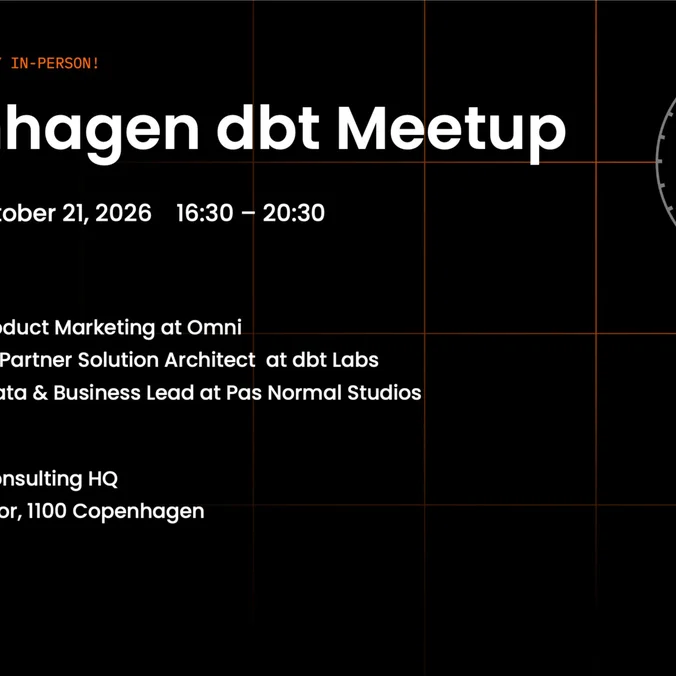 Copenhagen dbt Meetup vol. 11