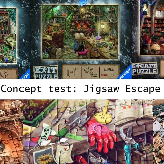 BRÆT Testing Concept: Co-Jigsaw Puzzling
