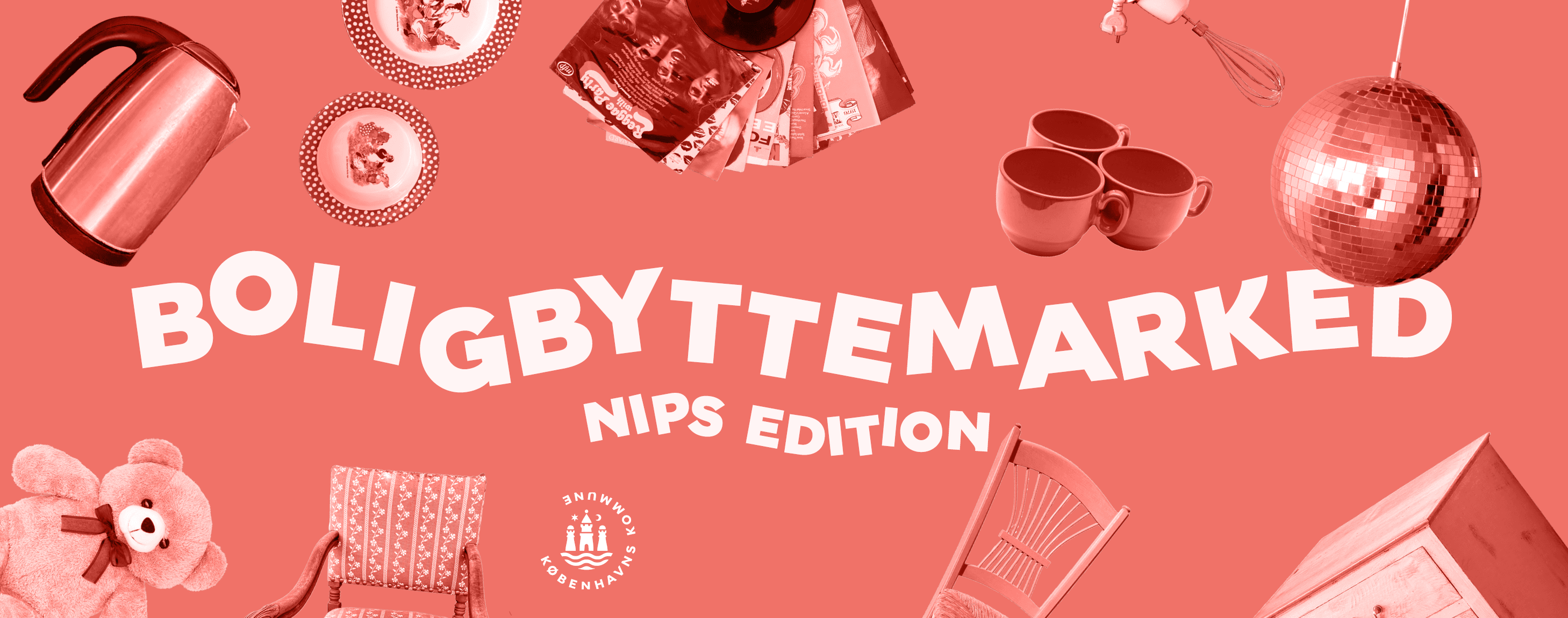Boligbyttemarked - Nips Edition på Haraldsgade Nærgenbrugsstation