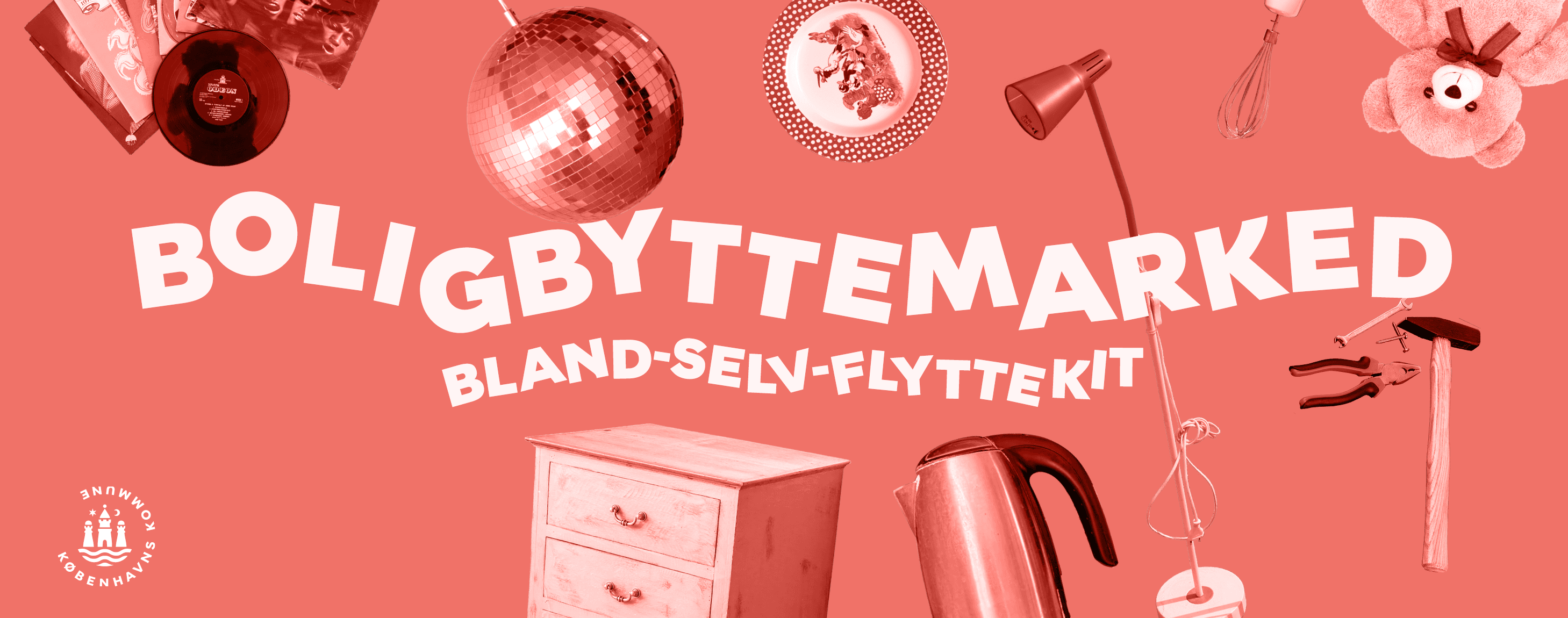 Boligbyttemarked - Bland-selv-flyttekit på Bispeengen Genbrugsstation