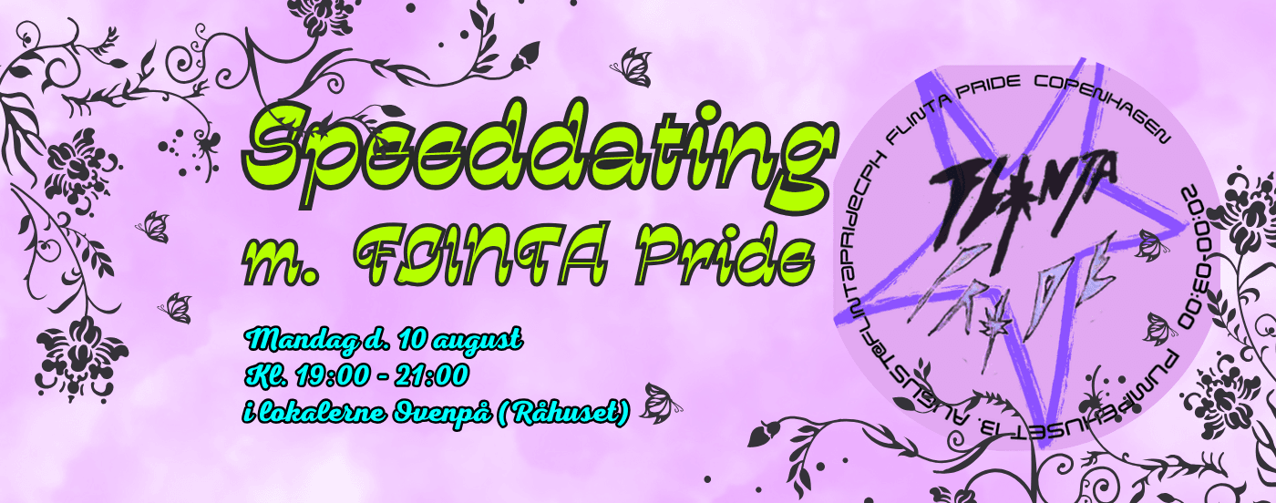 Flinta Pride speed dating | Alternative Pride 2026