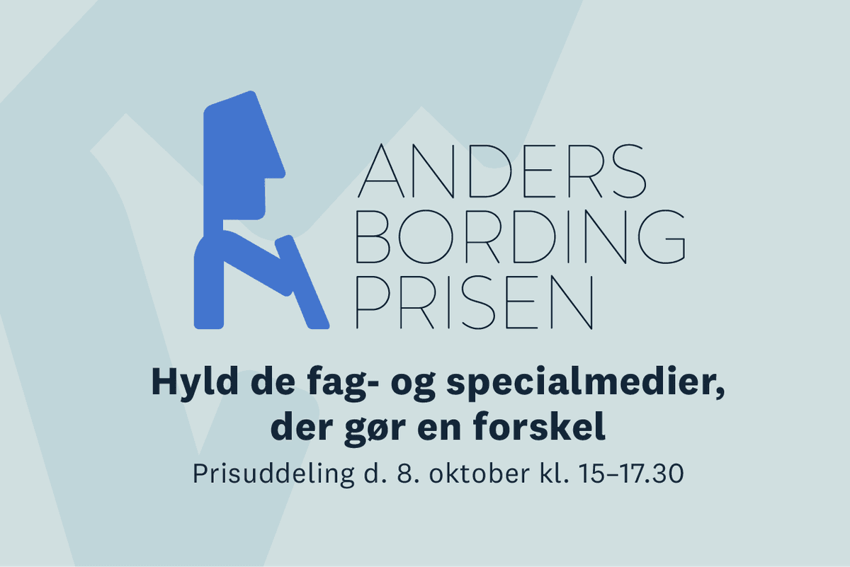 Prisuddeling: Anders Bording Prisen 2026