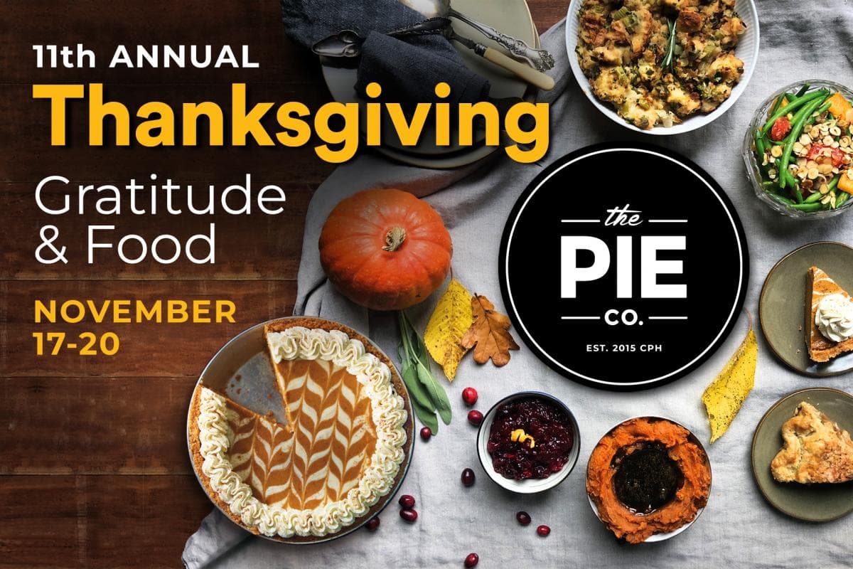 Gratitude & Food: 11th Annual Thanksgiving Dinner at The Pie Co. (TUESDAY EVENT)