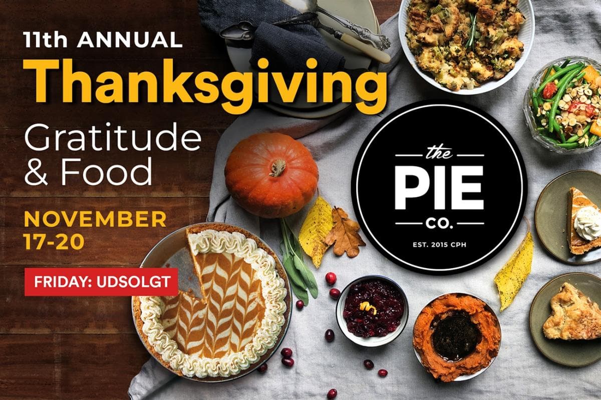 Gratitude & Food: 11th Annual Thanksgiving Dinner at The Pie Co. (FRIDAY EVENT)